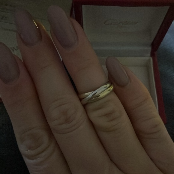 Cartier trinity ring 18k gold vintage 1985 with certificate of
Authenticity - Picture 5 of 7